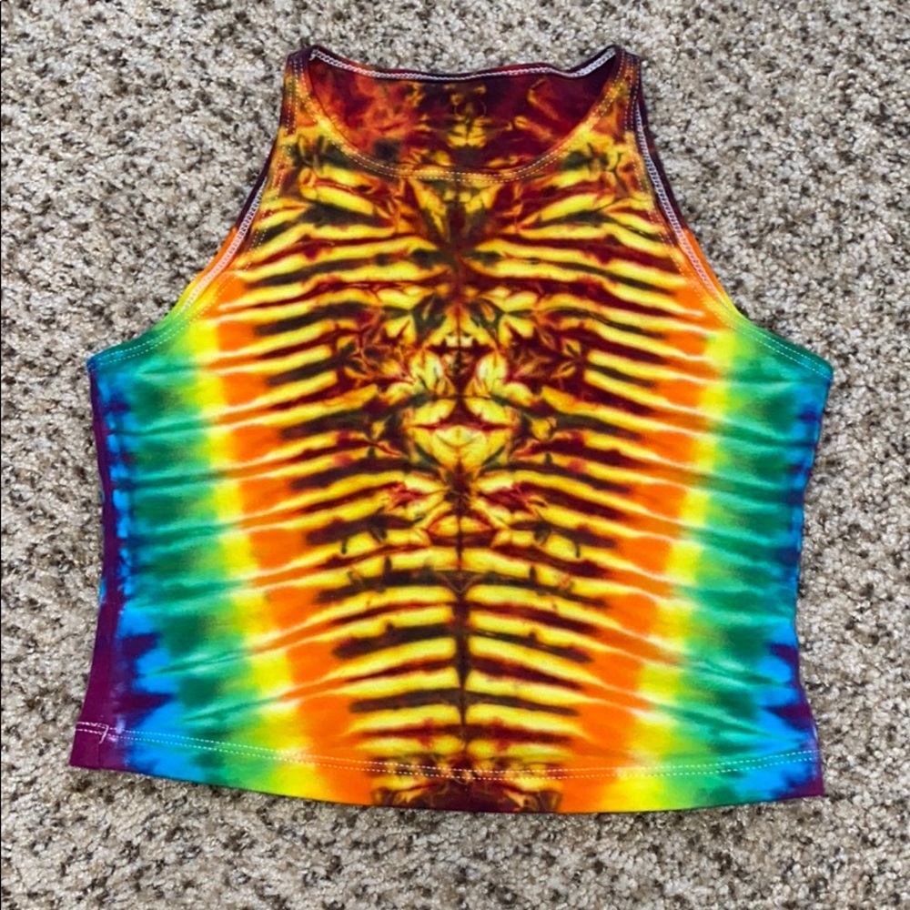 American Apparel Tie Dye Crop top